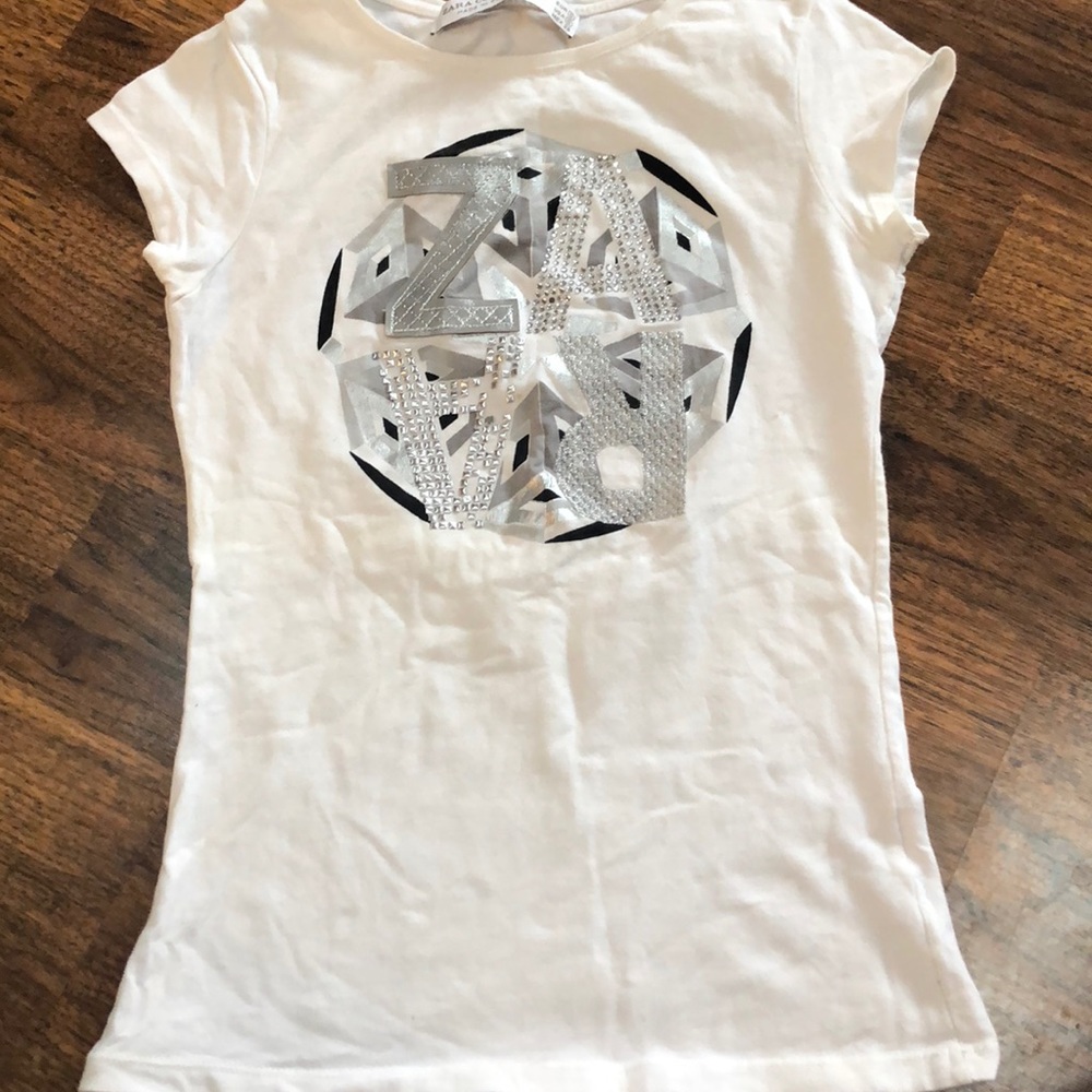 3/$10 Zara Collection Made in Portugal Logo TShirt